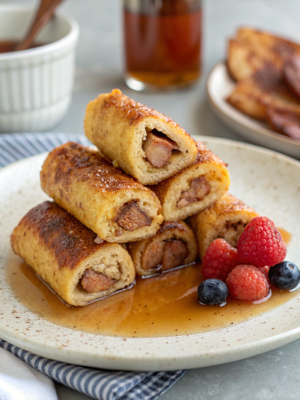 Sausage French Toast Roll-Ups