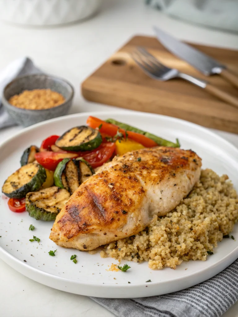 air fryer chicken breast high protein