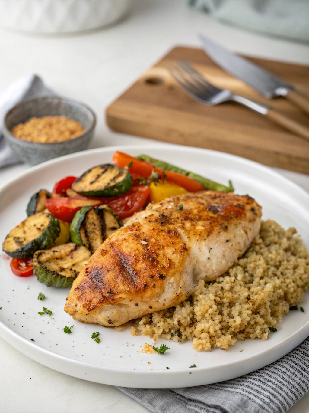 air fryer chicken breast high protein