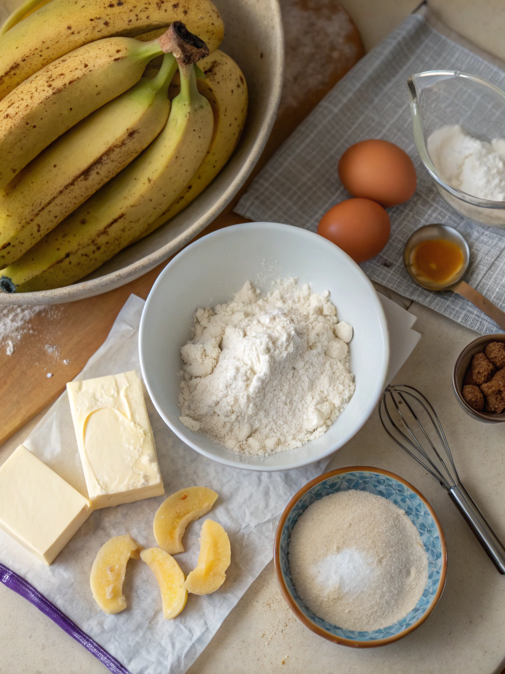 Banana Bread Ingredients