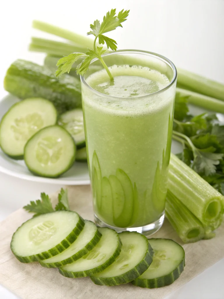 cucumber celery juice