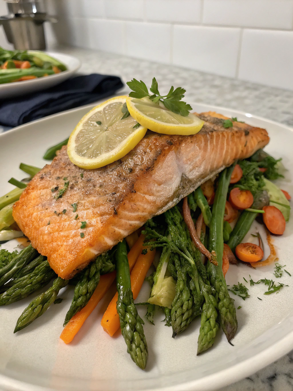 gluten free baked salmon