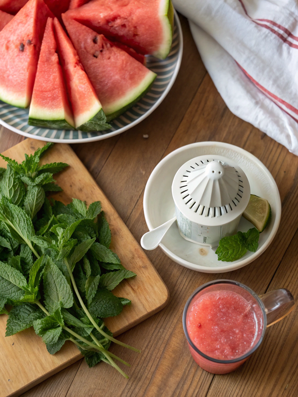 Watermelon Mint Juice Ingredients