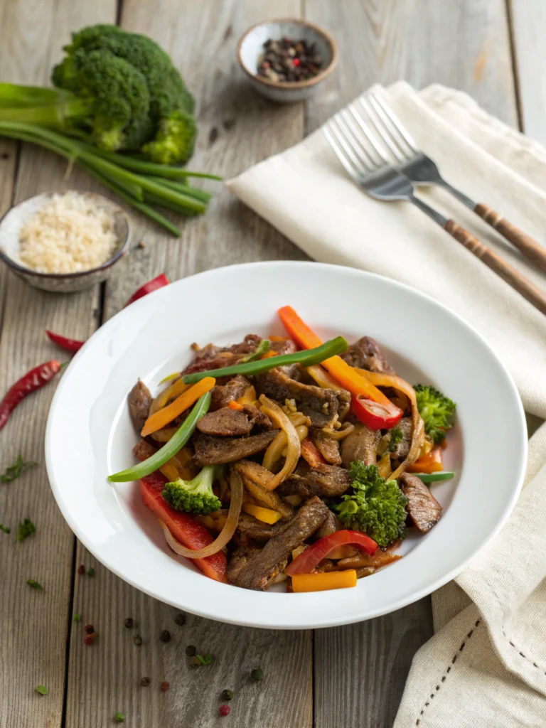 dairy free beef stir fry