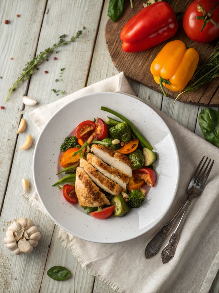 dairy free chicken and vegetables