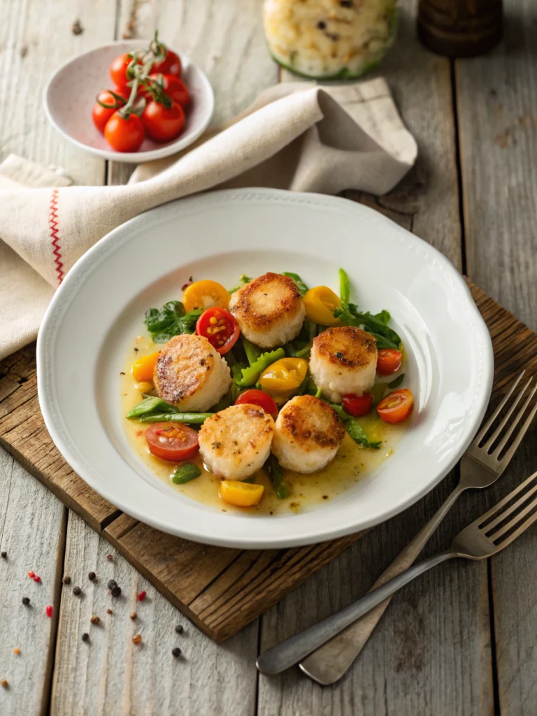 garlic butter scallops