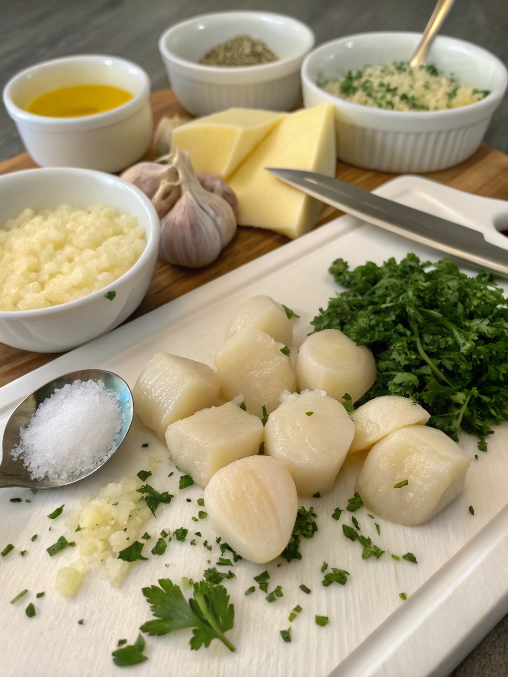 Garlic Butter Scallops Ingredients