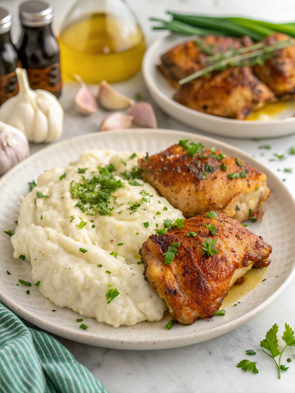 Keto chicken with cauliflower