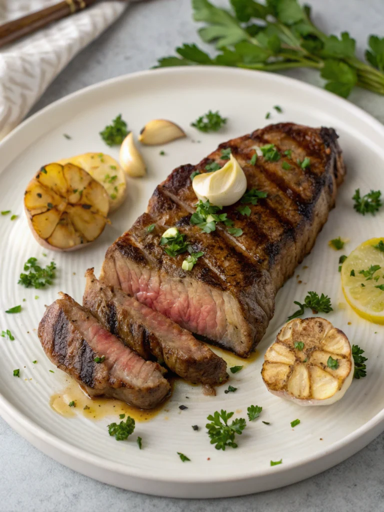 keto garlic butter steak