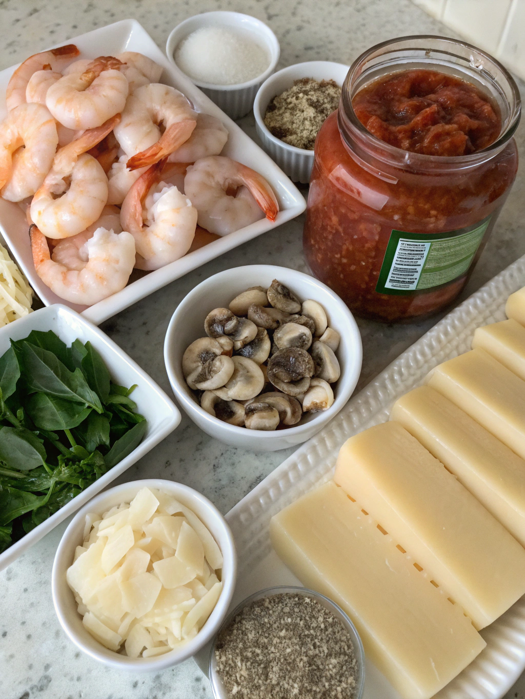 Seafood Lasagna Recipe Ingredients