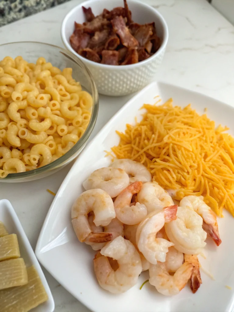 seafood mac cheese ingredients