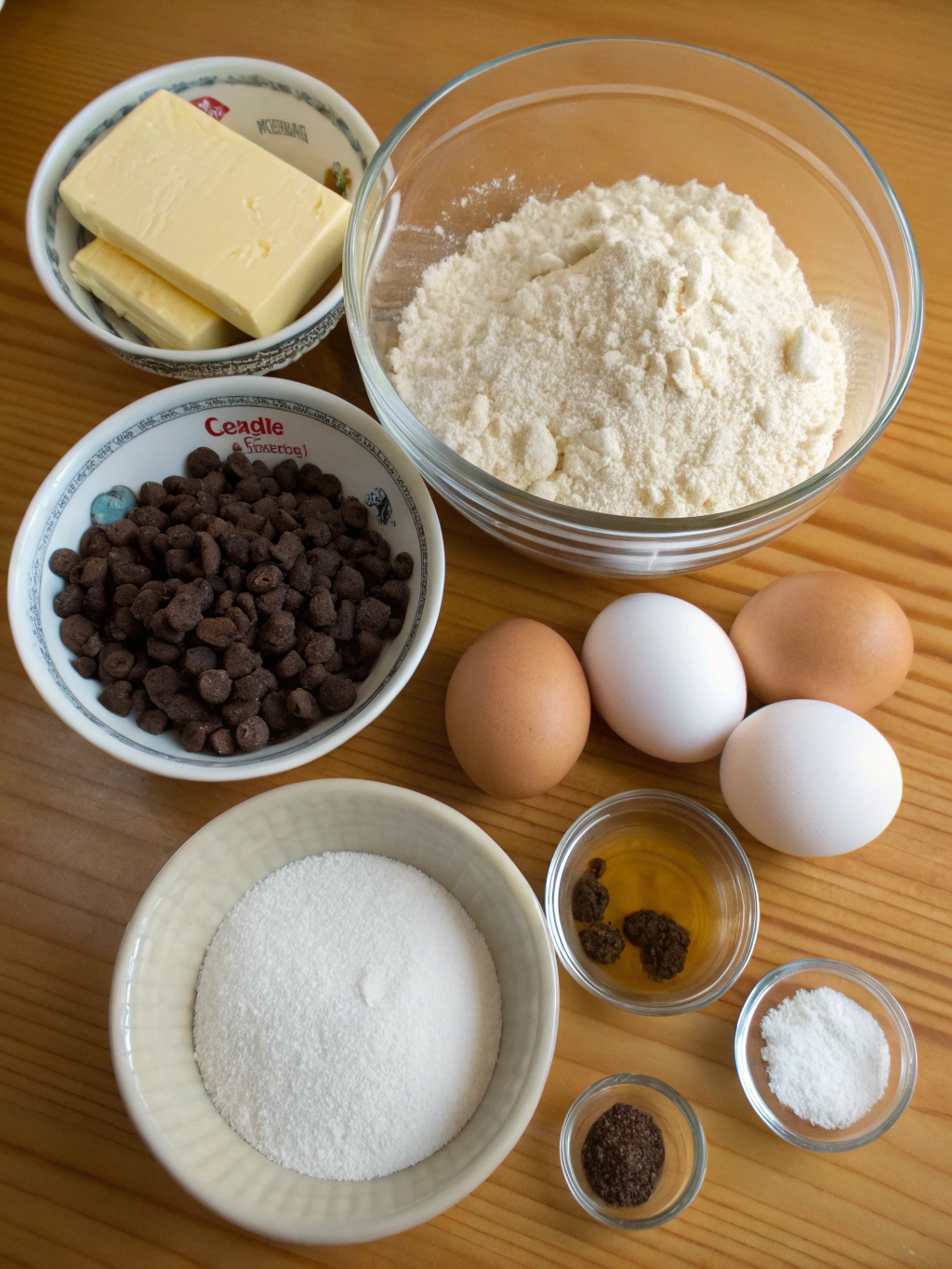 Chocolate Chip Cookies ingredients