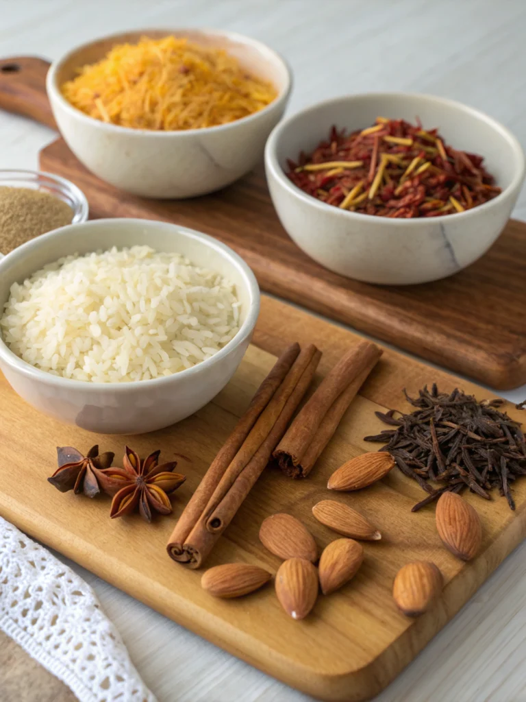 Lebanese Rice Pilaf ingredients