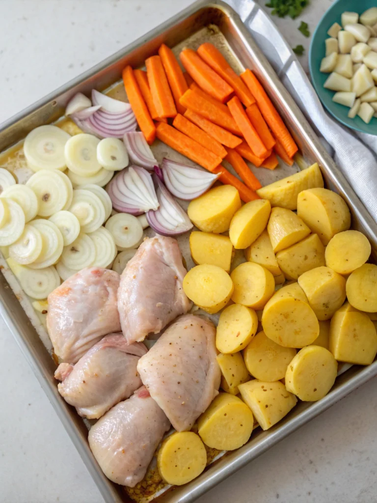 One-Pan Palestinian Chicken ingredients