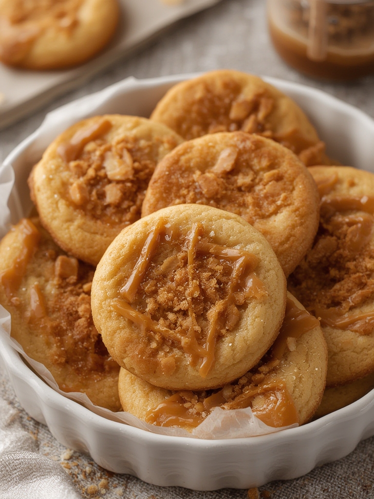 salted caramel ritz cookies